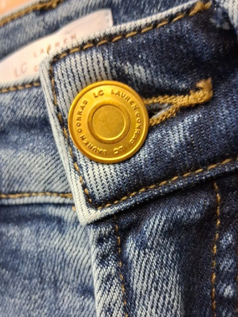 LC Lauren Conrad Dark Blue Skinny Jeans